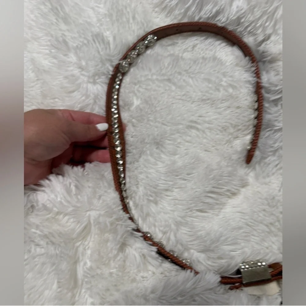 Shyanne Brown Belt with Silver Accents for girl’s
